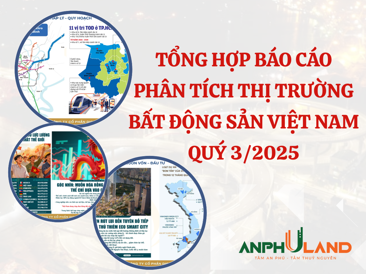Tổng hợp Báo cáo Phân tích Thị trường Bất động sản Việt Nam - Quý 3/2025